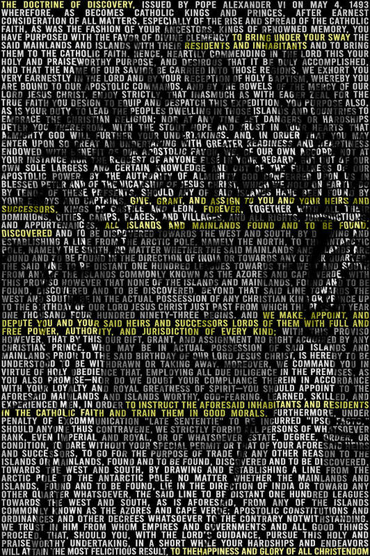Doctrin of Discovery - Art Print