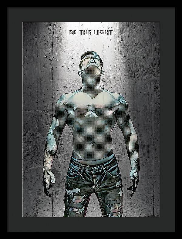 Be the Light - Framed Print