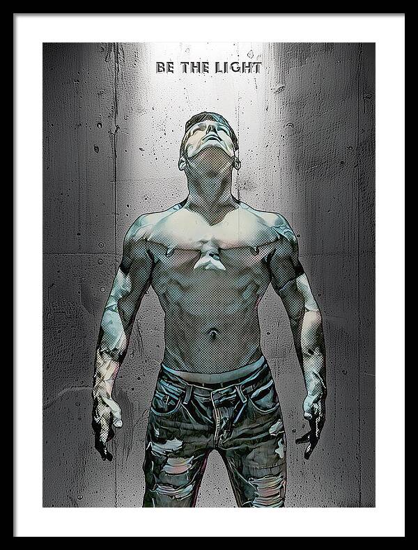 Be the Light - Framed Print
