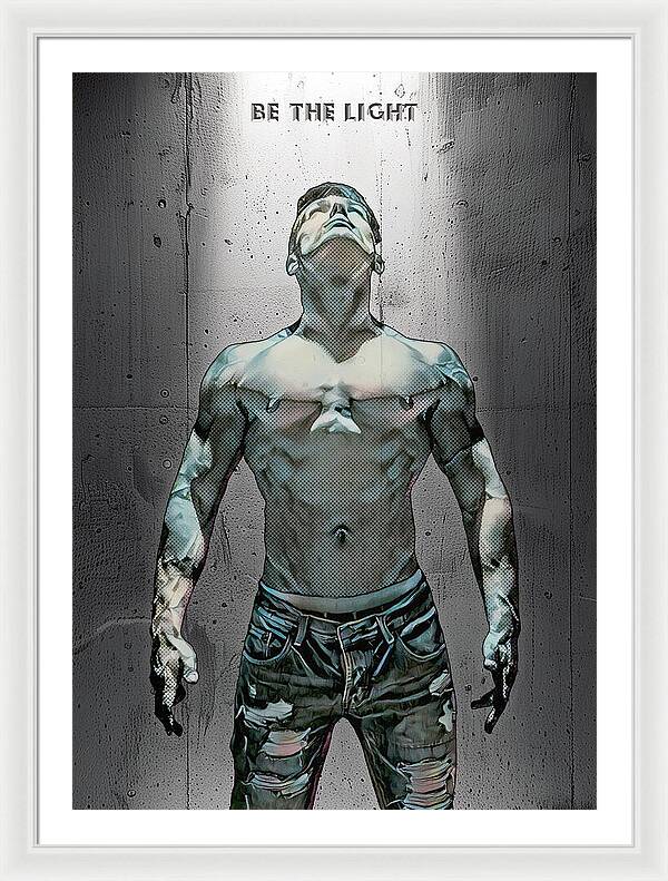 Be the Light - Framed Print