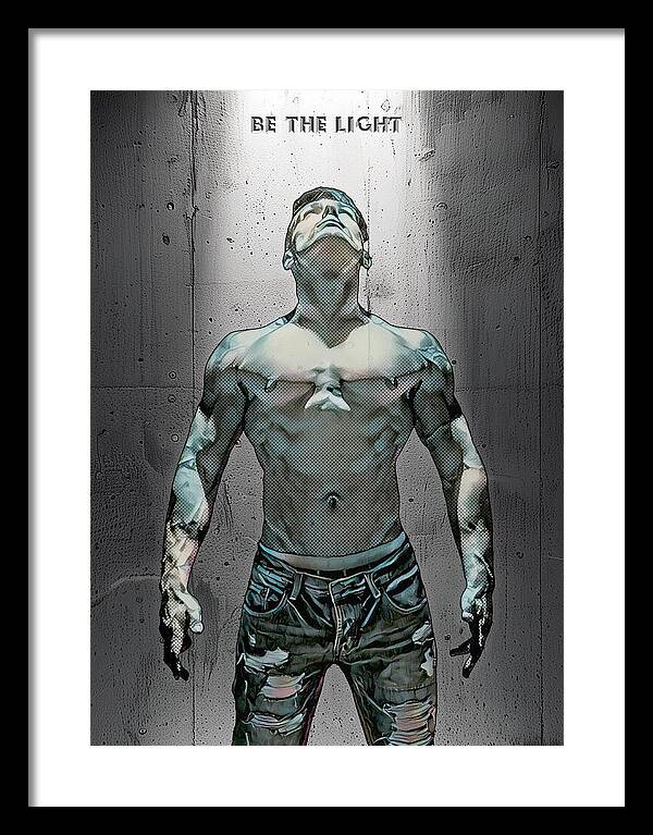 Be the Light - Framed Print