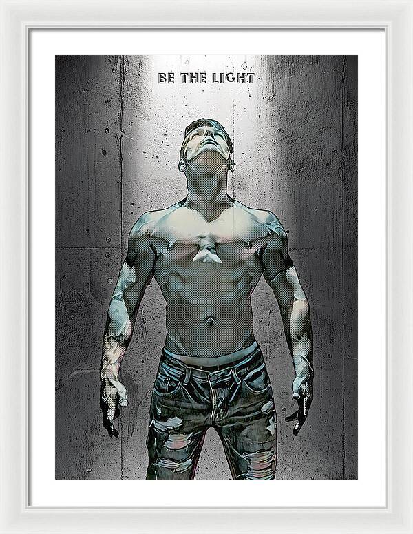 Be the Light - Framed Print