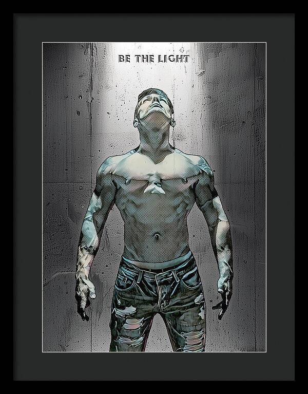 Be the Light - Framed Print