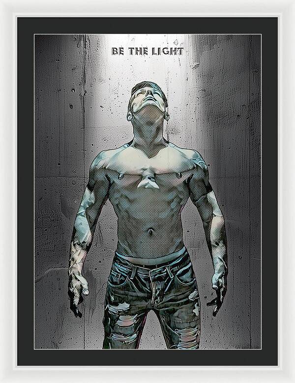 Be the Light - Framed Print