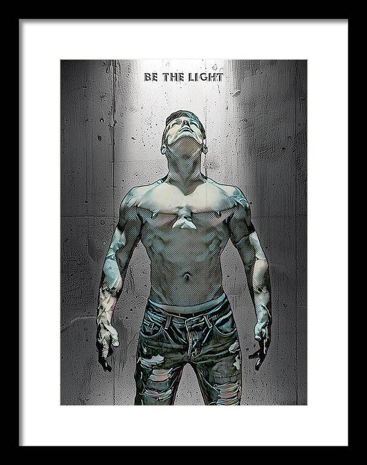 Be the Light - Framed Print