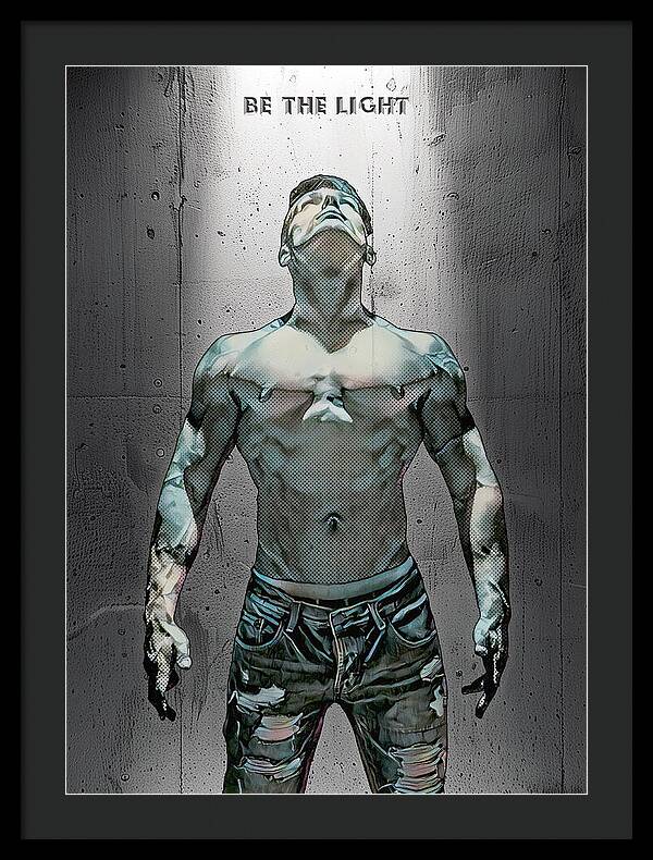 Be the Light - Framed Print