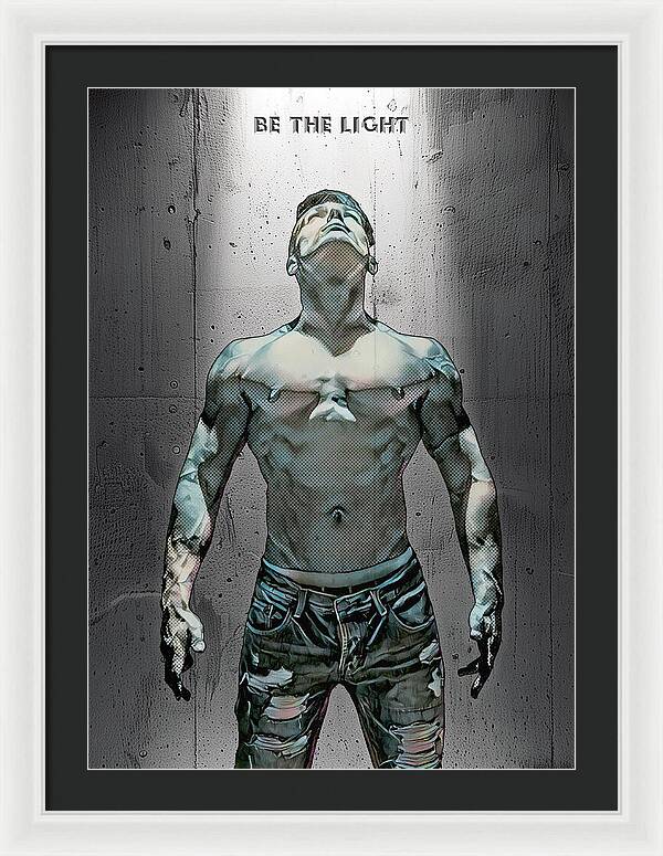 Be the Light - Framed Print