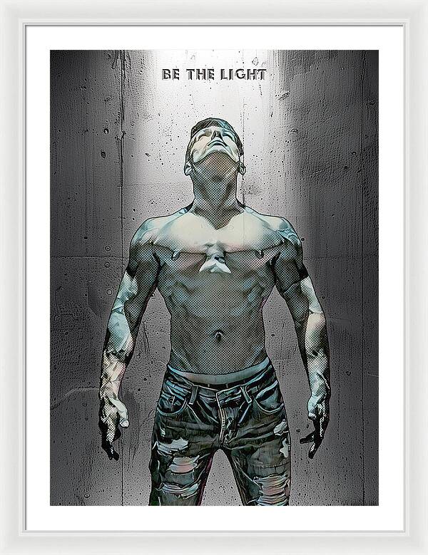 Be the Light - Framed Print