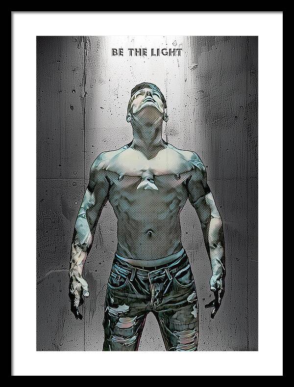 Be the Light - Framed Print