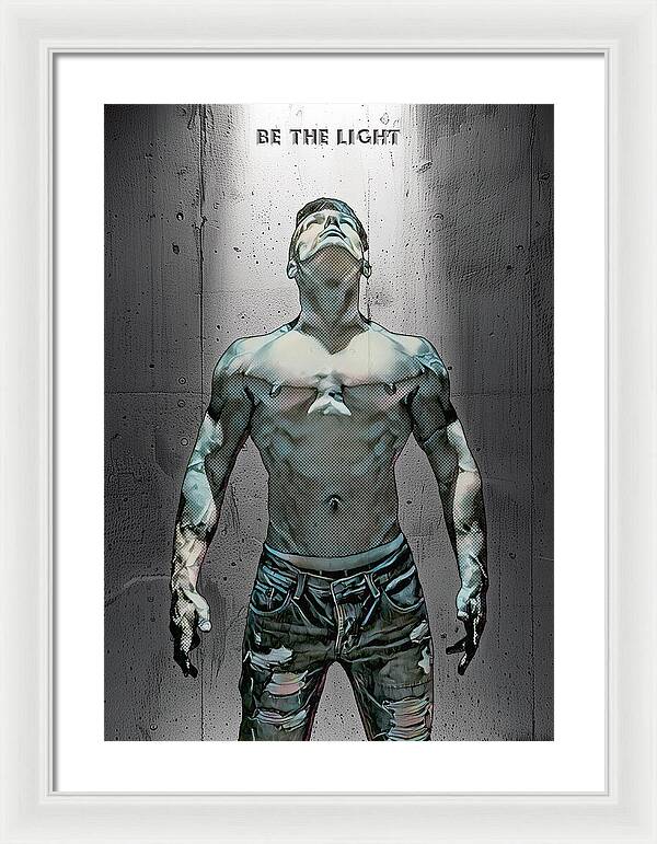 Be the Light - Framed Print