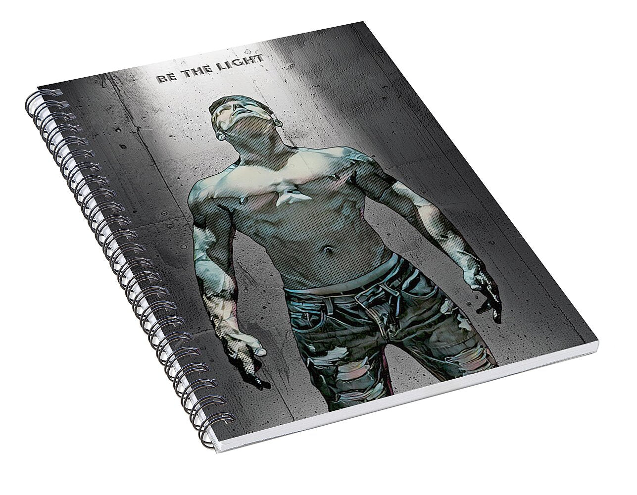 Be the Light - Spiral Notebook