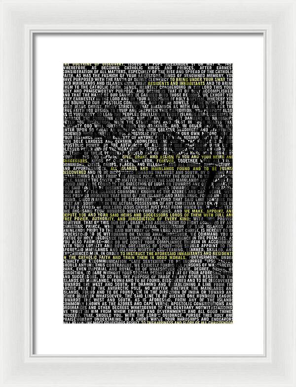 Doctrin of Discovery - Framed Print