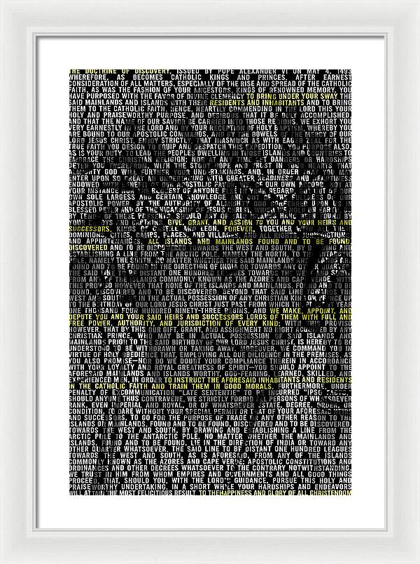 Doctrin of Discovery - Framed Print