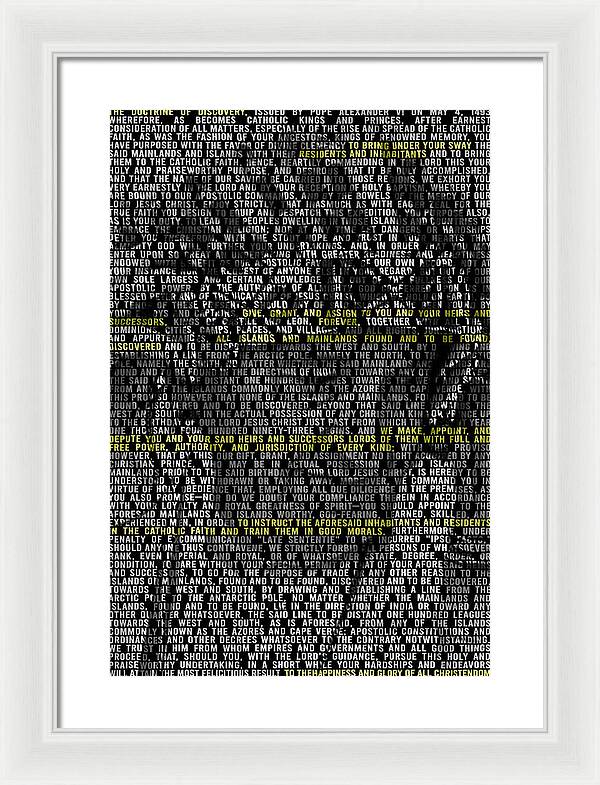 Doctrin of Discovery - Framed Print