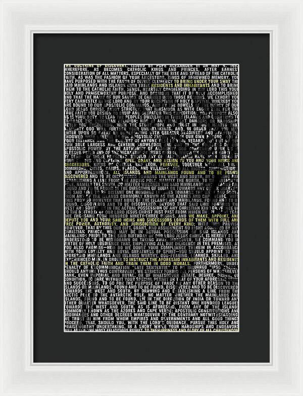 Doctrin of Discovery - Framed Print