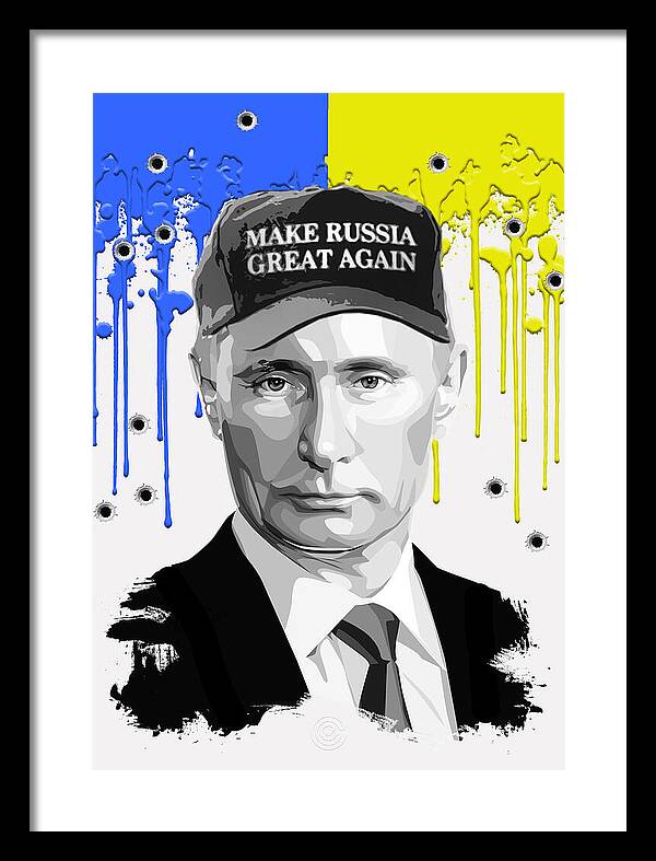 Make Russia Great Again - Framed Print