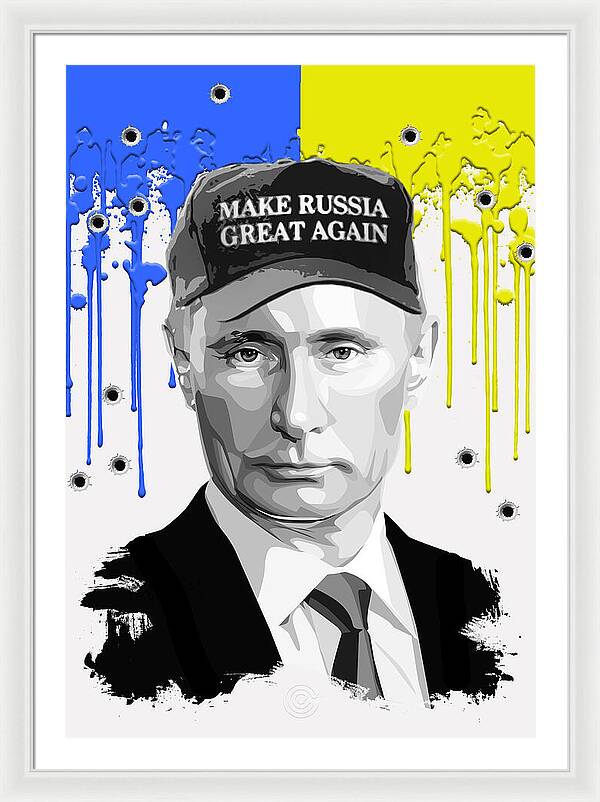 Make Russia Great Again - Framed Print