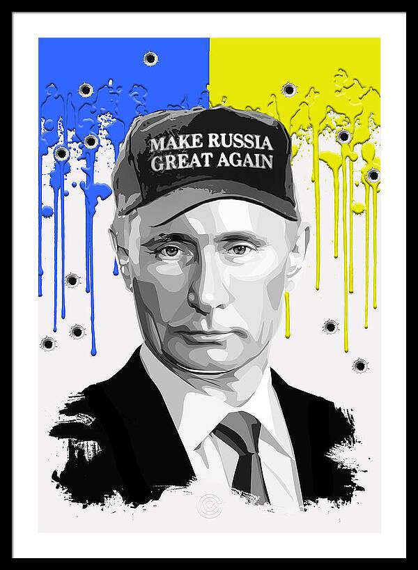 Make Russia Great Again - Framed Print