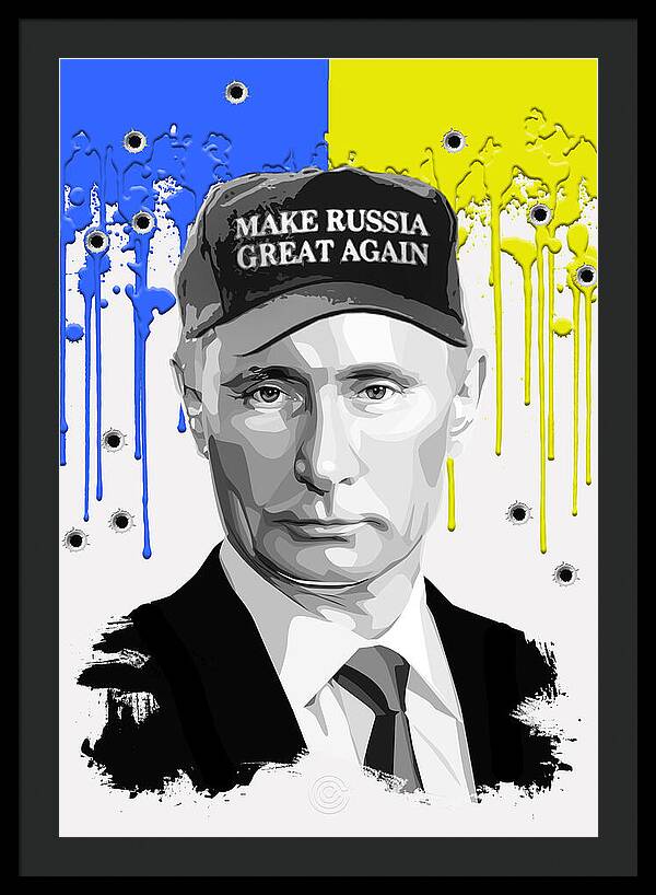 Make Russia Great Again - Framed Print