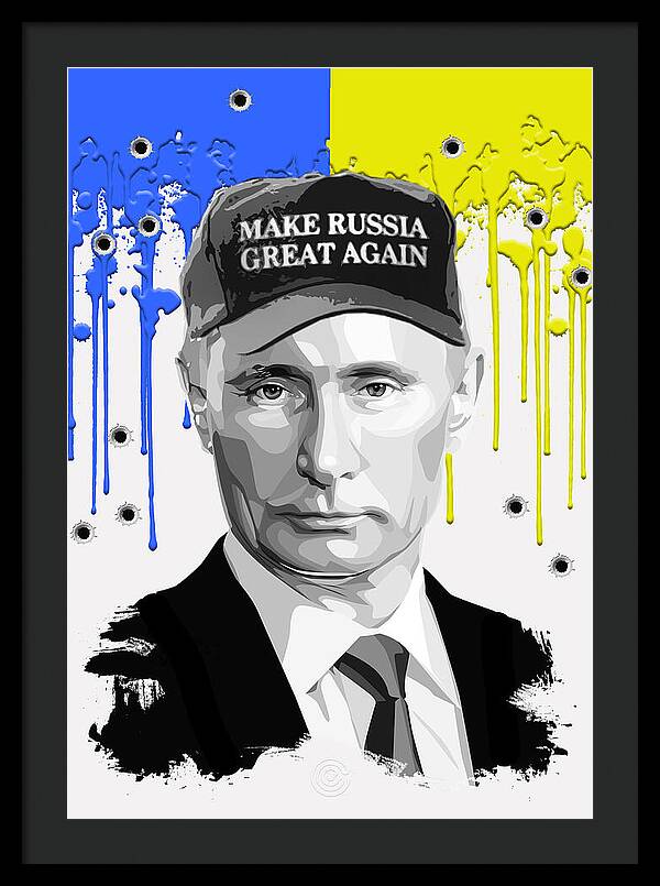 Make Russia Great Again - Framed Print