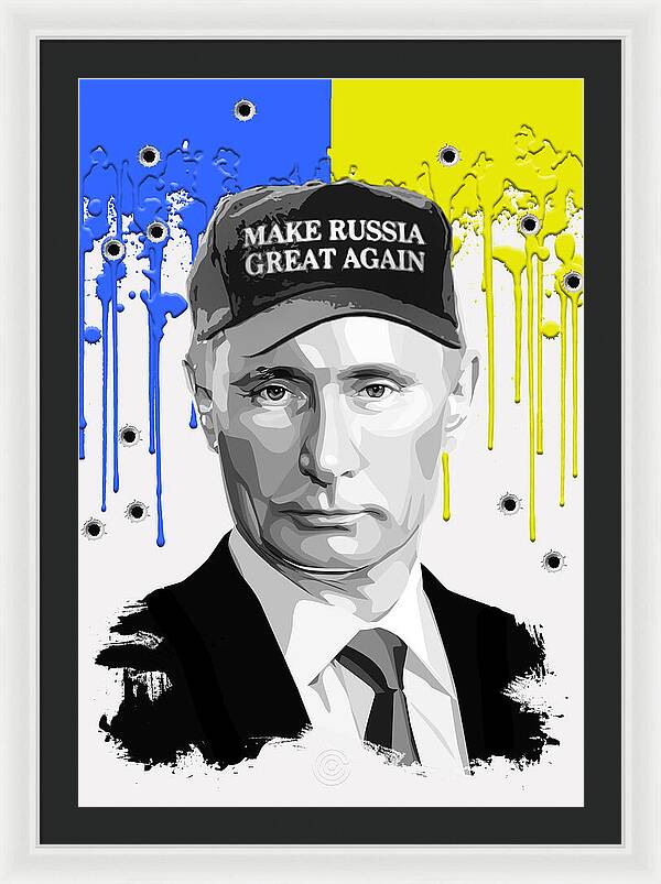 Make Russia Great Again - Framed Print