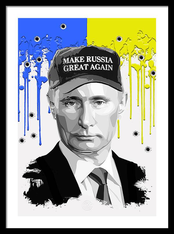 Make Russia Great Again - Framed Print