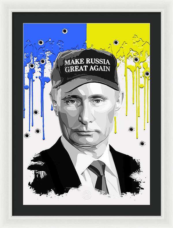 Make Russia Great Again - Framed Print
