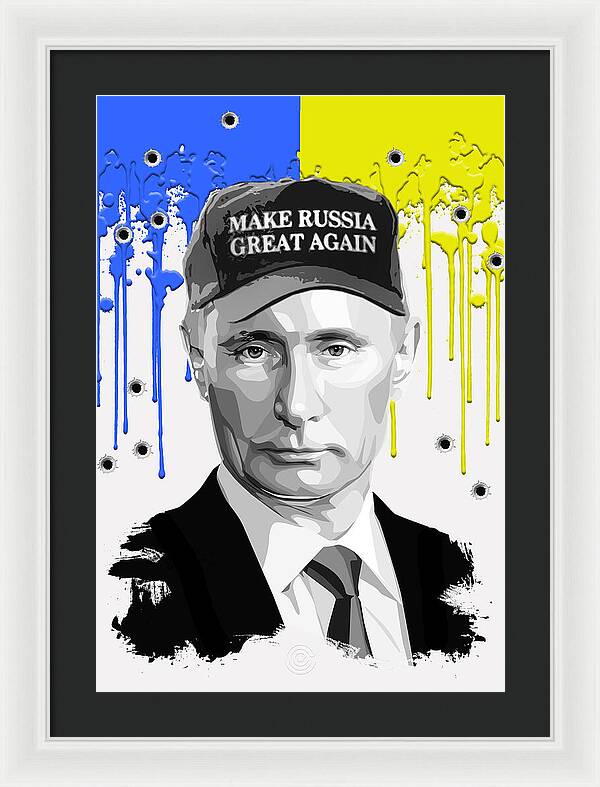 Make Russia Great Again - Framed Print