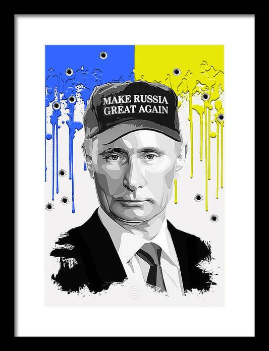 Make Russia Great Again - Framed Print