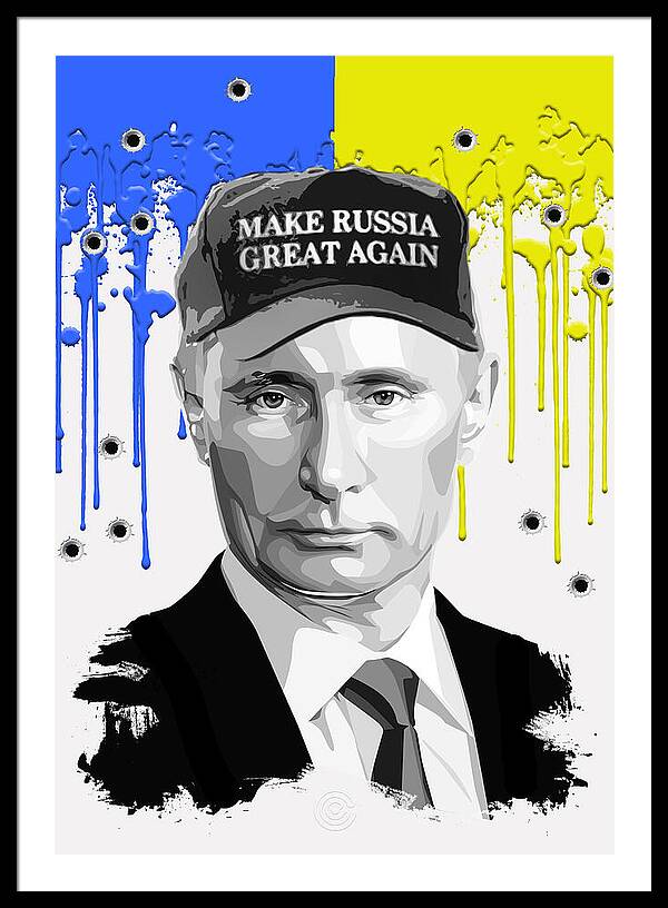 Make Russia Great Again - Framed Print