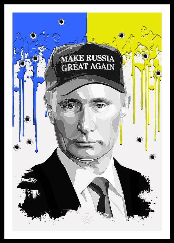 Make Russia Great Again - Framed Print