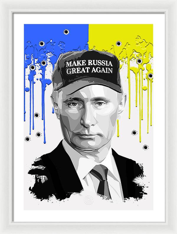 Make Russia Great Again - Framed Print