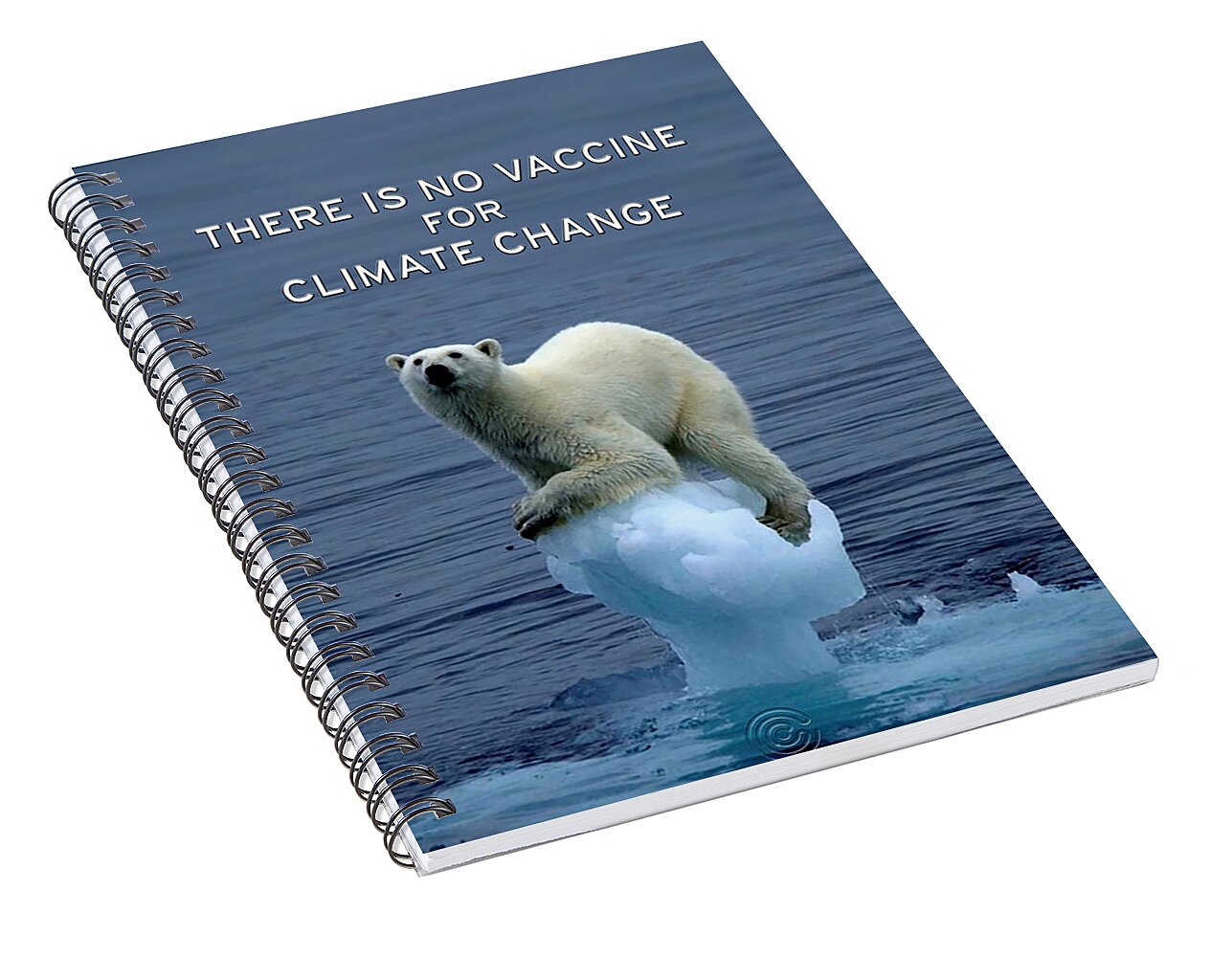 No Vaccine for Climate Change 1 - Spiral Notebook