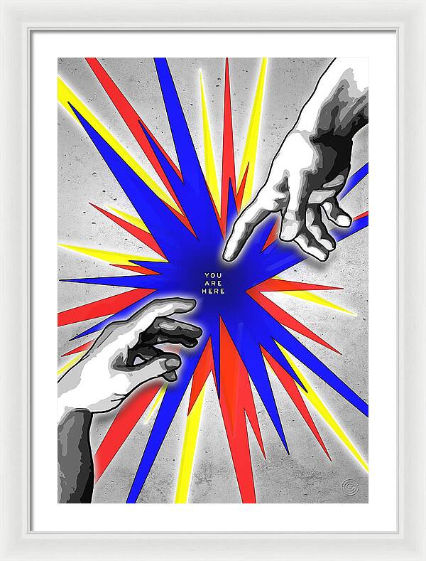 You Are Here - Framed Print
