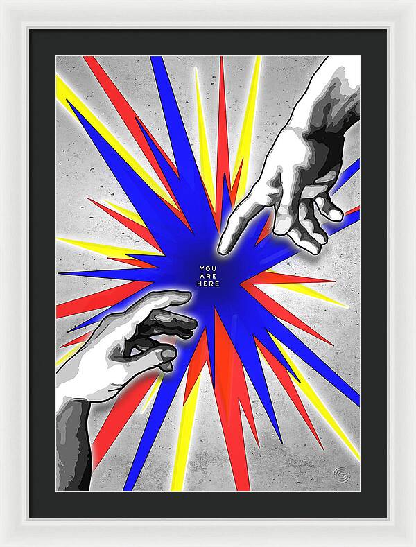 You Are Here - Framed Print