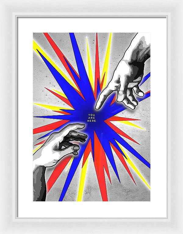 You Are Here - Framed Print