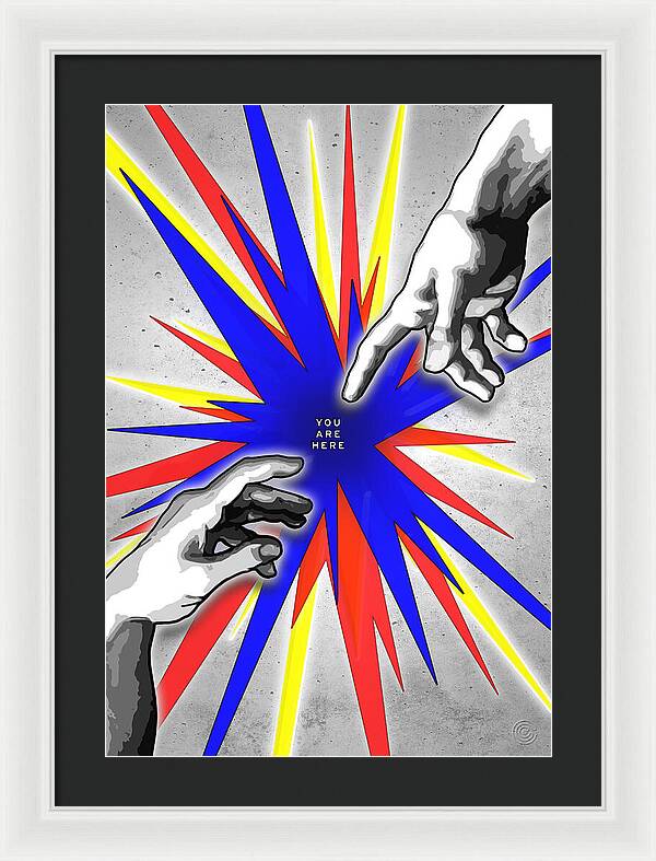 You Are Here - Framed Print