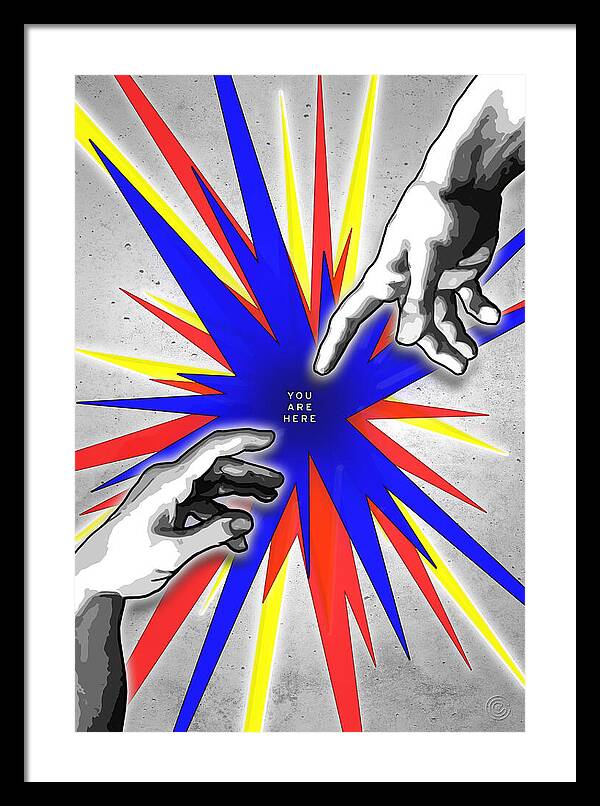 You Are Here - Framed Print