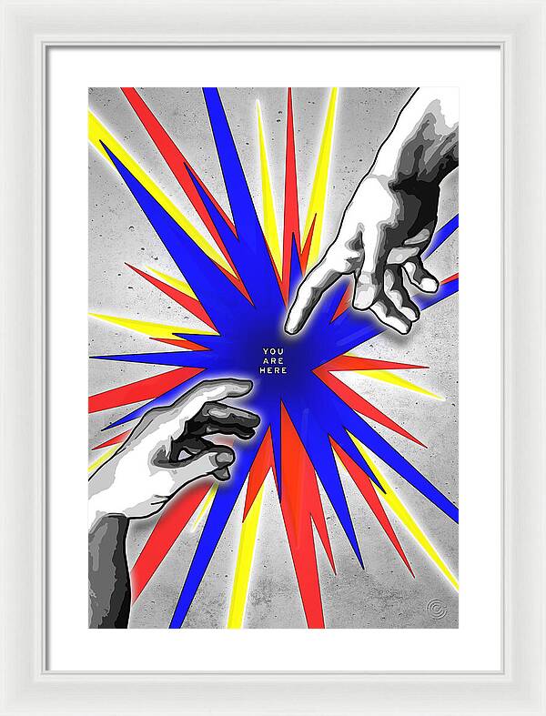 You Are Here - Framed Print