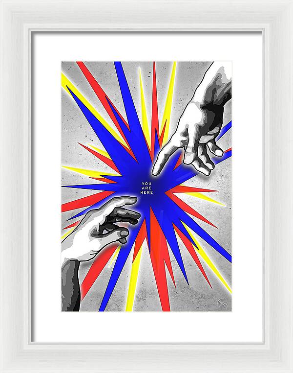 You Are Here - Framed Print