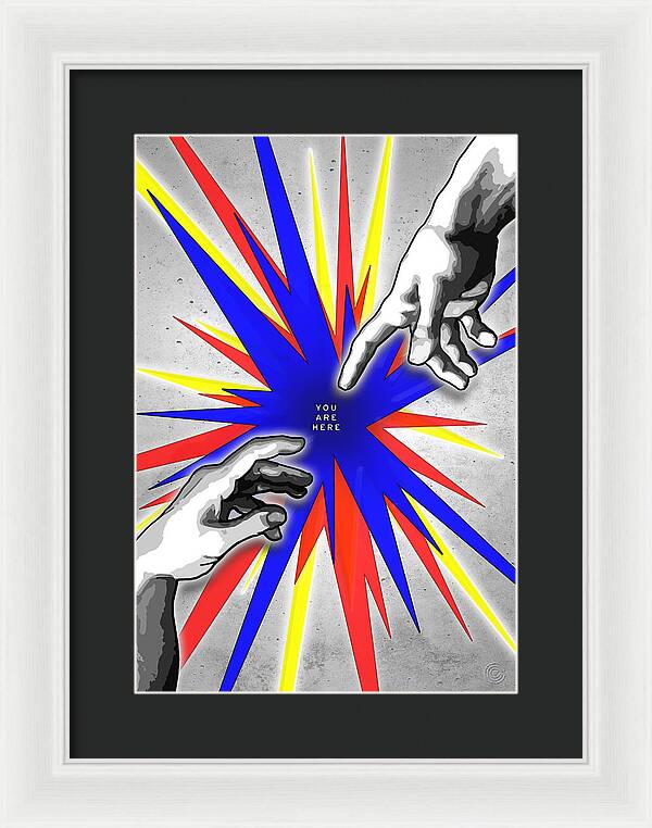 You Are Here - Framed Print