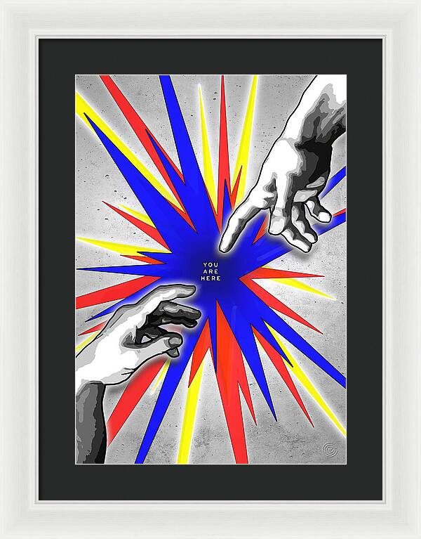 You Are Here - Framed Print